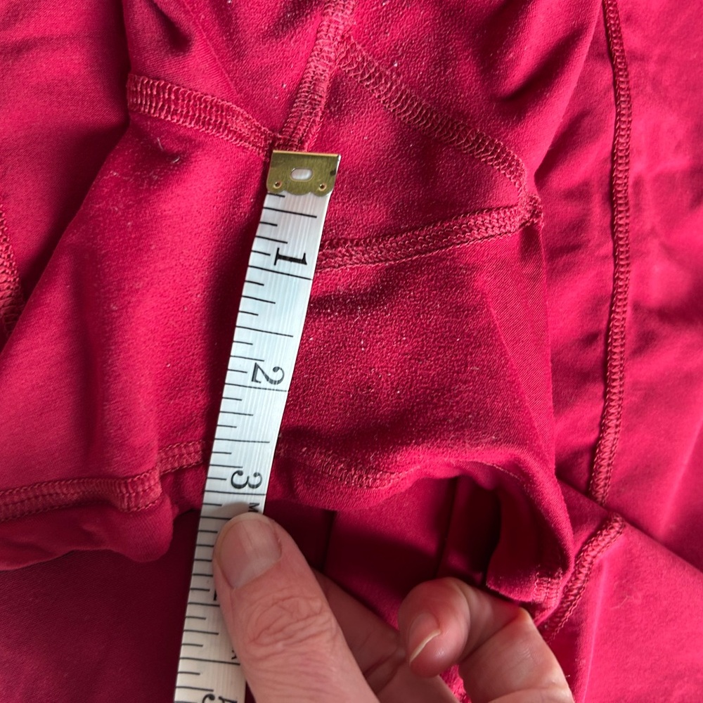 lululemon athletica pace rival Red A-Line Skirt skirt - Picture 9 of 10